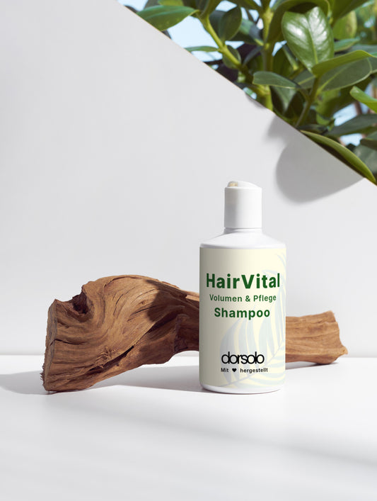 HairVital Volumen & Pflege | Shampoo mit natürlichen Inhaltsstoffen – 290 ml
