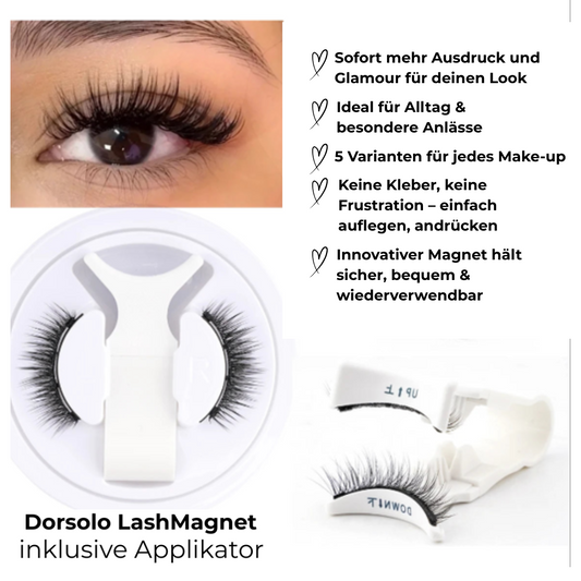 Magnetische Wimpern-Set mit Applikator – wiederverwendbare, handgemachte Wimpern