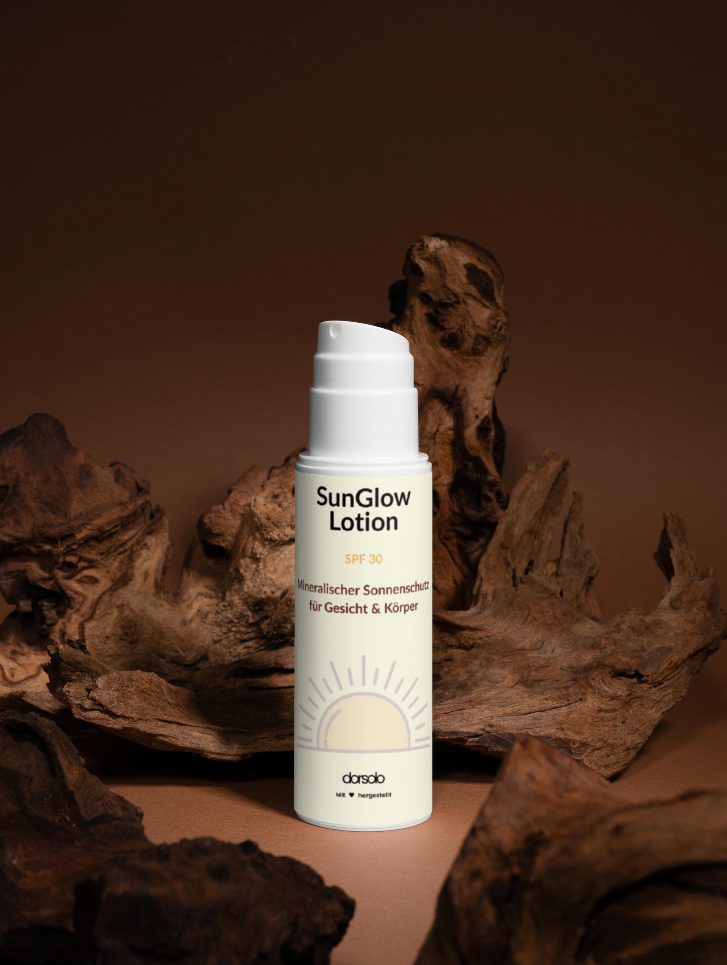 SunGlow Lotion – SPF 30 | Mineralischer Sonnenschutz für Gesicht & Körper