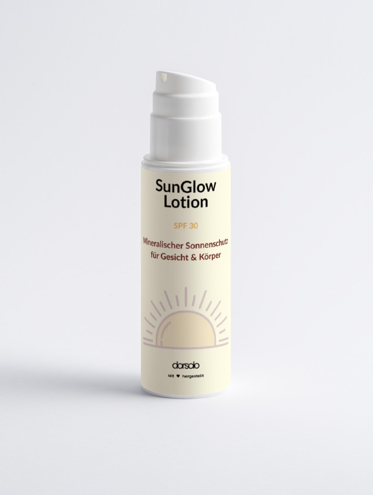 SunGlow Lotion – SPF 30 | Mineralischer Sonnenschutz für Gesicht & Körper
