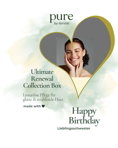 Ultimate Renewal Collection Box – deine luxuriöse 3-Step-Pflege für erneuerte, glatte & strahlende Haut