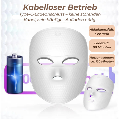 Foreverlily | 7-Farben LED Gesichtsmaske mit Lichttherapie – Anti-Aging & Hautverjüngung