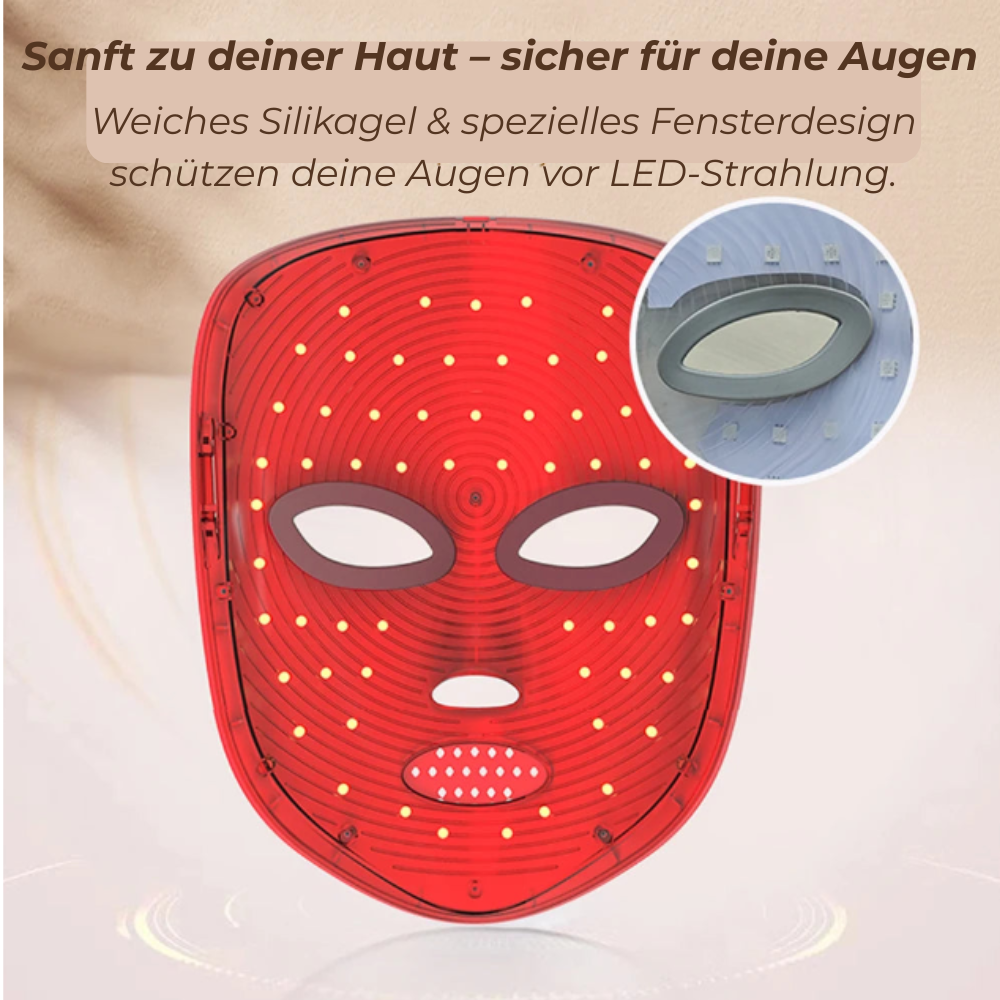 Foreverlily | 7-Farben LED Gesichtsmaske mit Lichttherapie – Anti-Aging & Hautverjüngung