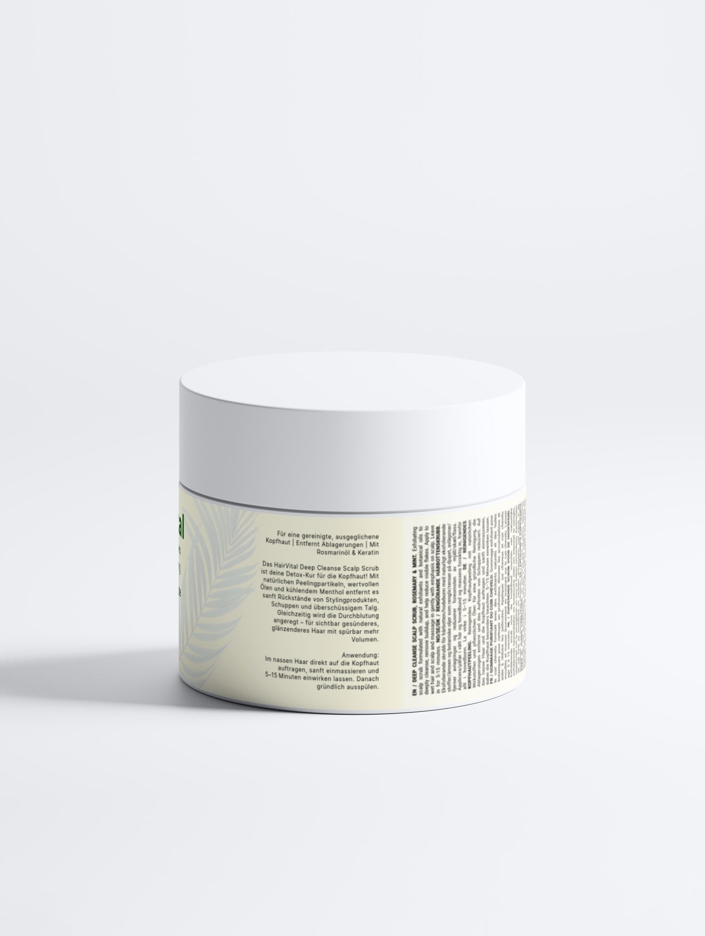 HairVital | Tiefenreinigendes Kopfhaut-Peeling | Rosmarin & Minze