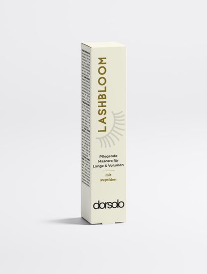 LashBloom | Verlängernde & volumengebende Mascara Mehr Ausdruck.